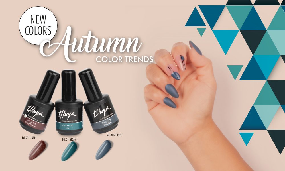New Thuya permanent nail polishes autumn color trends!